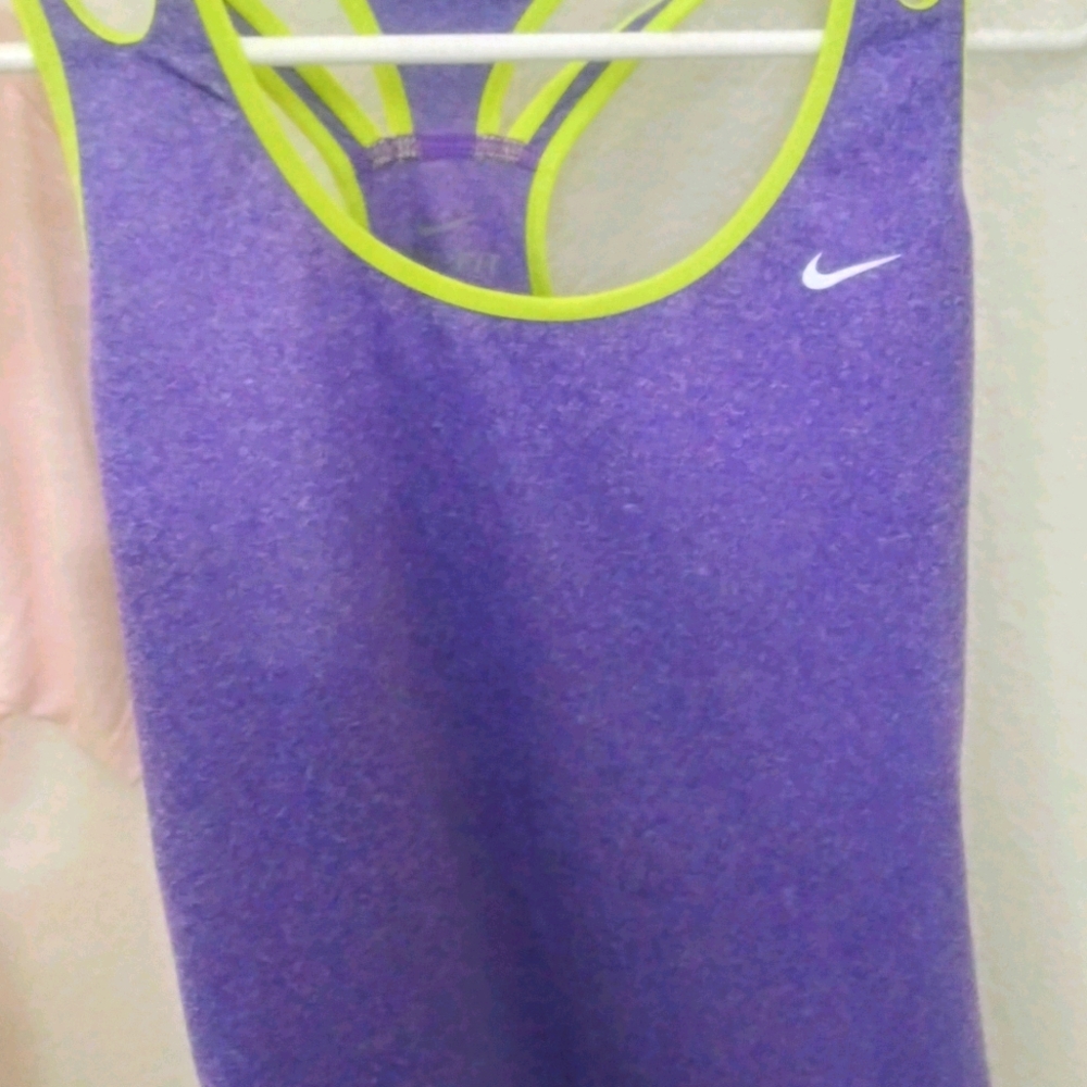 Nike Dri Fit purple tank top